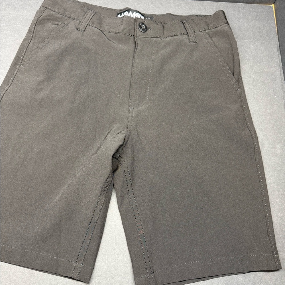 Tony Hawk Boys Black Flat Front Shorts